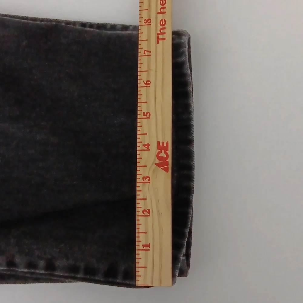Levi's 550 Jeans Men's Size *33 x 28 Black Husky Relaxed Fit Made In USA Pre-own